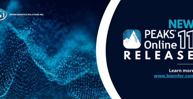 PEAKS Online 11新版本重磅上线!让您的质谱数据分析更快、更强! PEAKS Online 11新版本重磅上线!让您的质谱数据分析更快、更强!