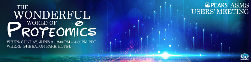 【活动通知】PEAKS用户会 【活动通知】PEAKS用户会