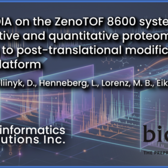 基于DIA技术，ZenoTOF 8600系统可在一体化分析平台上实现从单细胞层面到翻译后修饰水平的超高灵敏度定量蛋白质组学研究