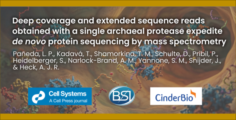 单一古菌蛋白酶可实现深度覆盖与长序列读取，助力质谱高效完成蛋白质从头测序